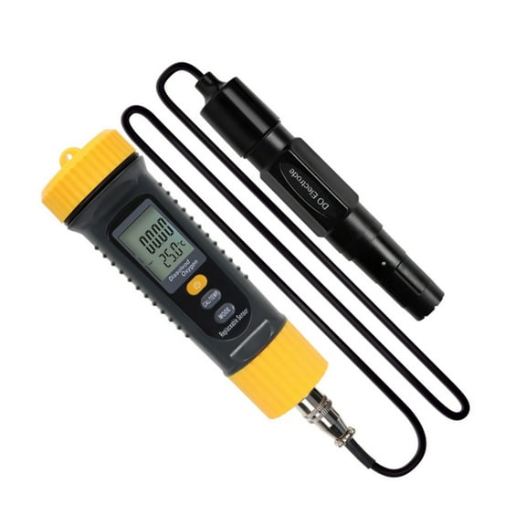 Small ABS Dissolved Oxygen Meter Water Tester On Site Data Storage USB Connection Analysis