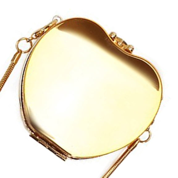 Small Acrylic Makeup Bag With Gold Finish Shoulder Bags Versatile Crossbody Purse For Fashion Women and Girls