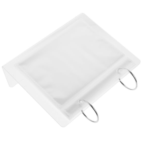 Small Acrylic Photo Book for Desk with Transparent Design and Easy Viewing