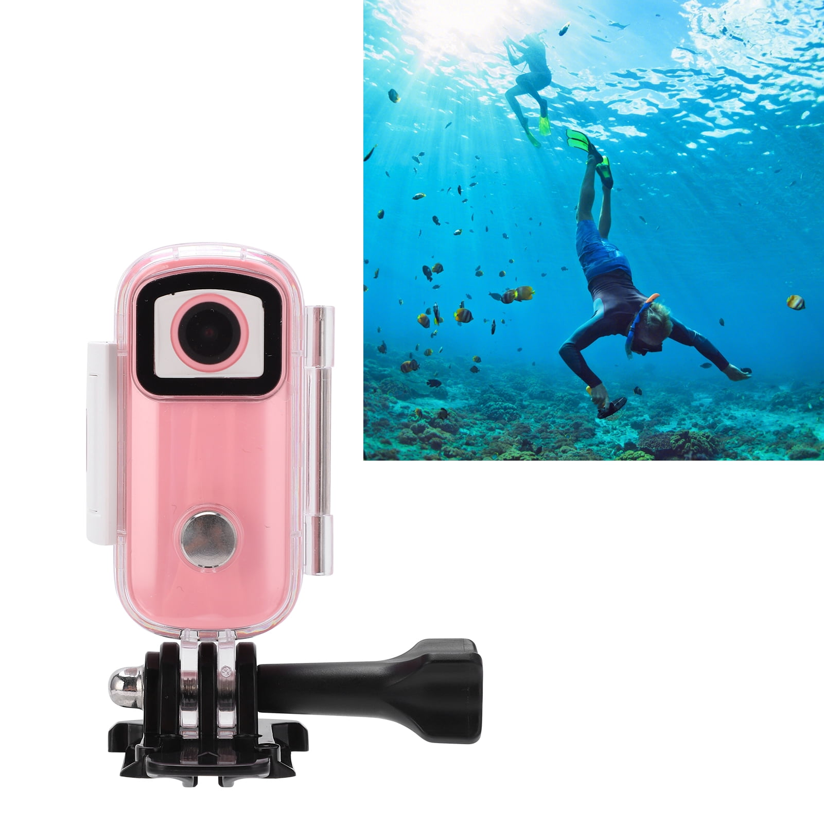Small Action Camera 15MP 2K 30fps WiFi Sports Camera Camcorder Waterproof Stabilization