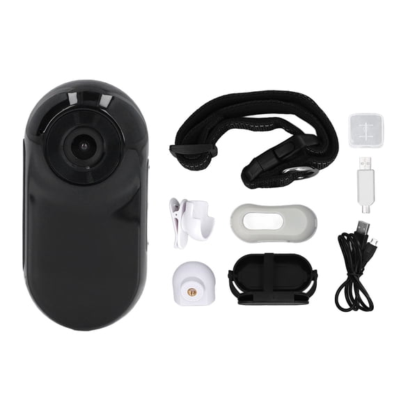 Small Action Camera, Lightweight Pet Collar Camera OTG Connection 1920x1080P Portable  For Dogs Cats
