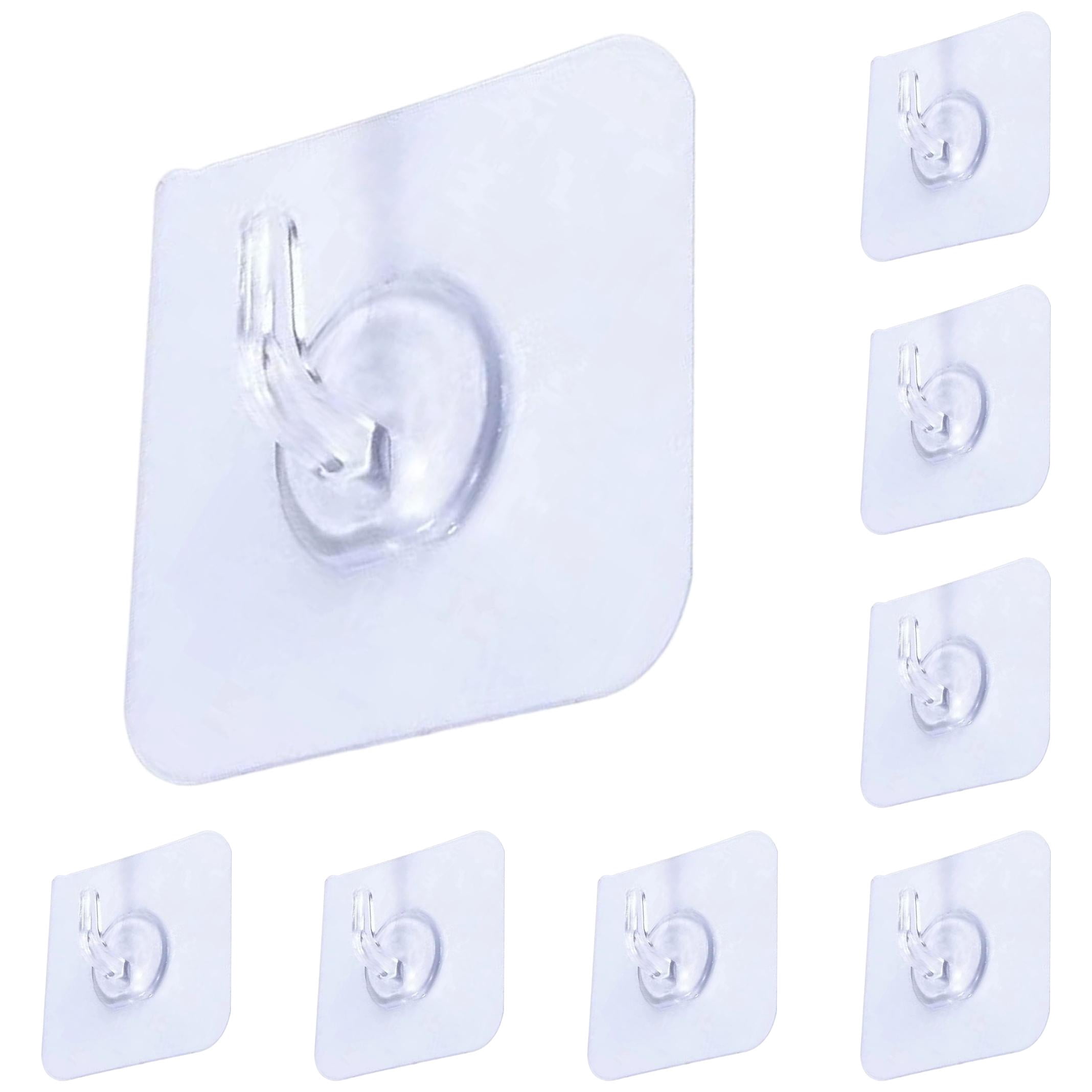 Small Adhesive Wall Hooks with Strips; Damage free sticky hooks for ...