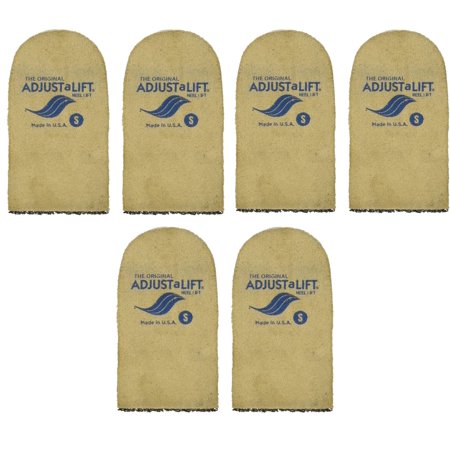 Small Adjust-A-Lift Orthopedic Heel Lifts - Leg Length Discrepancy - Pack of 6