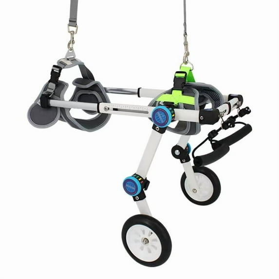 Small Adjustable Pet Dog Wheelchair, Hind Leg Rehabilitation Wheelchair, Assisted Walking Wheelchair Car