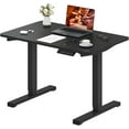 thumbnail image 1 of Small Adjustable Stand Up Desk for Children,One-Piece Standing Desk 31.5 x 19.7 Inch, Home Office Desk Computer Workstation, Black, 1 of 7