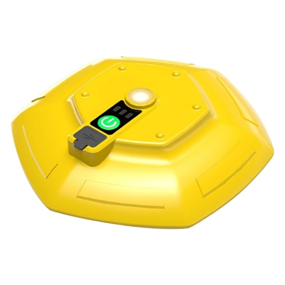 Small Air Pump for Fish Tank, Pond Aerator, 8X8 In, Yellow Plastic, Led Display, Usb Charging, Outdoor Pond, Water Circulation, 1 Set, Bubbler for Aquarium Fish Tank