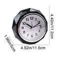 thumbnail image 1 of Small Alarm Clock Battery Operated Silent Snooze Bedside Night Light Oversized Music Alarm Suitable for Office Study Room Bedside, 1 of 6