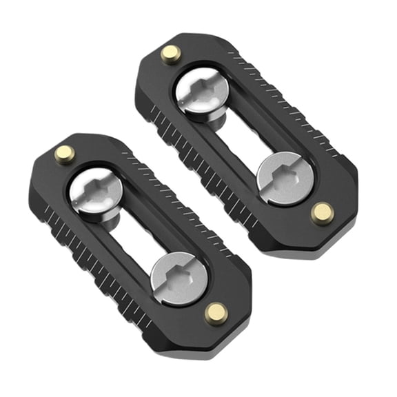 Small Alloy Slot Slider Quick Release Slot Slider with 1/4in Screws Safety Pins for Handle Camera Cage Field