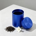 thumbnail image 1 of Small Aluminum Tin Can for Tea Storage, Blue 60ml Airtight Metal Container, Portable Travel Jar for Coffee, Spices, or Pills, Leak-Proof Kitchen Gadget, 1 of 4