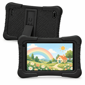 Mini Android Tablet 7-Inch, 3+32 Storage, 1024 x 600 Display, 2600mAh Battery, Android 13 Compact Tablet for Reading, Videos and Everyday Use Black