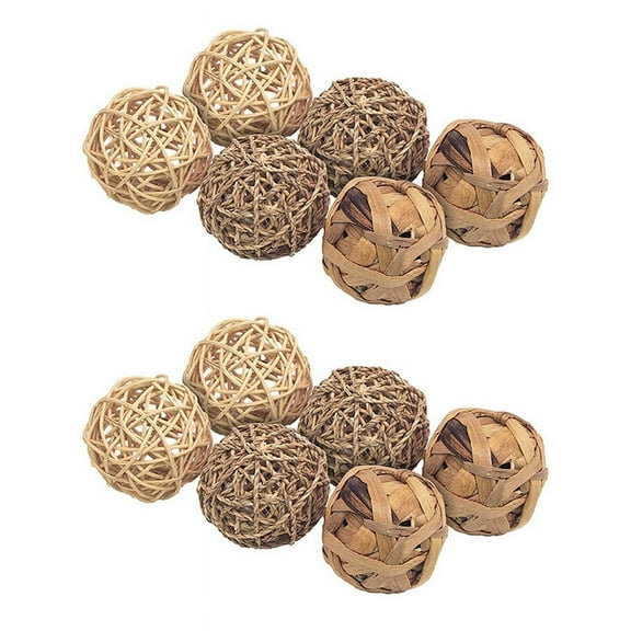 Small Animal Activity Toy,Pets Play Chew Toys for Bunny Rabbits Guinea Pigs Gerbils, 12 Pack