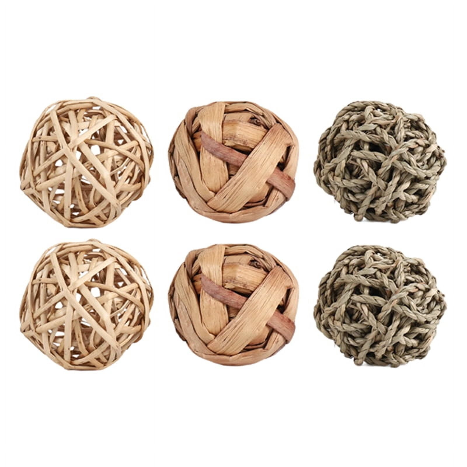 Small Animal Activity Toy,Pets Play Chew Toys for Bunny Rabbits Guinea Pigs Gerbils, 6 Pack