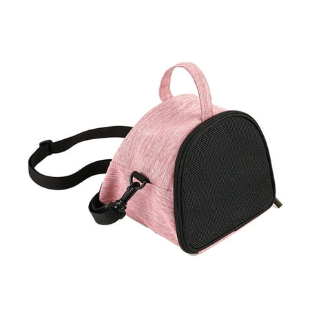 Small Animal Carrier Bag, Portable Hamster Carrier Outgoing Travel Pouch, Perfect for Parrots Ferret Hedgehog Squirrel Chinchilla Sugar Glider S