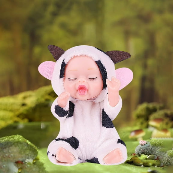 Small Animal Dress-Up Doll, Articulated Mini Figure Toy, Hand-Washable Companion, Educational Birthday Gift for Age 3+