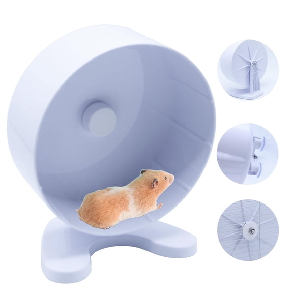 Small Animal Exercise Wheel White Large For Gerbils Rats And Small Pets