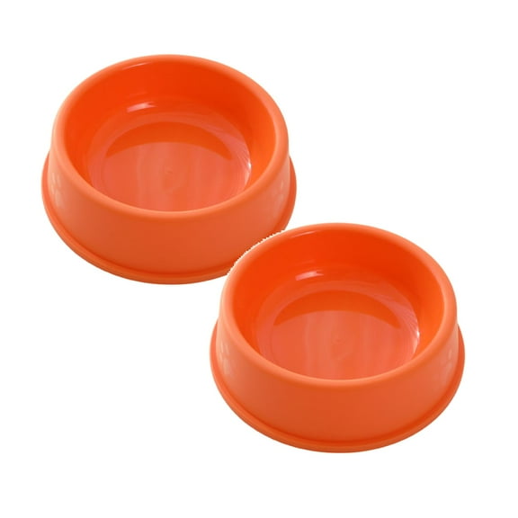 Small Animal Feeding Bowls, 5.9in Pet Food and Water Dishes, Stackable Non- Puppy Cat Dog Bowls in Candy Colors, Easy to Clean Feeder Set