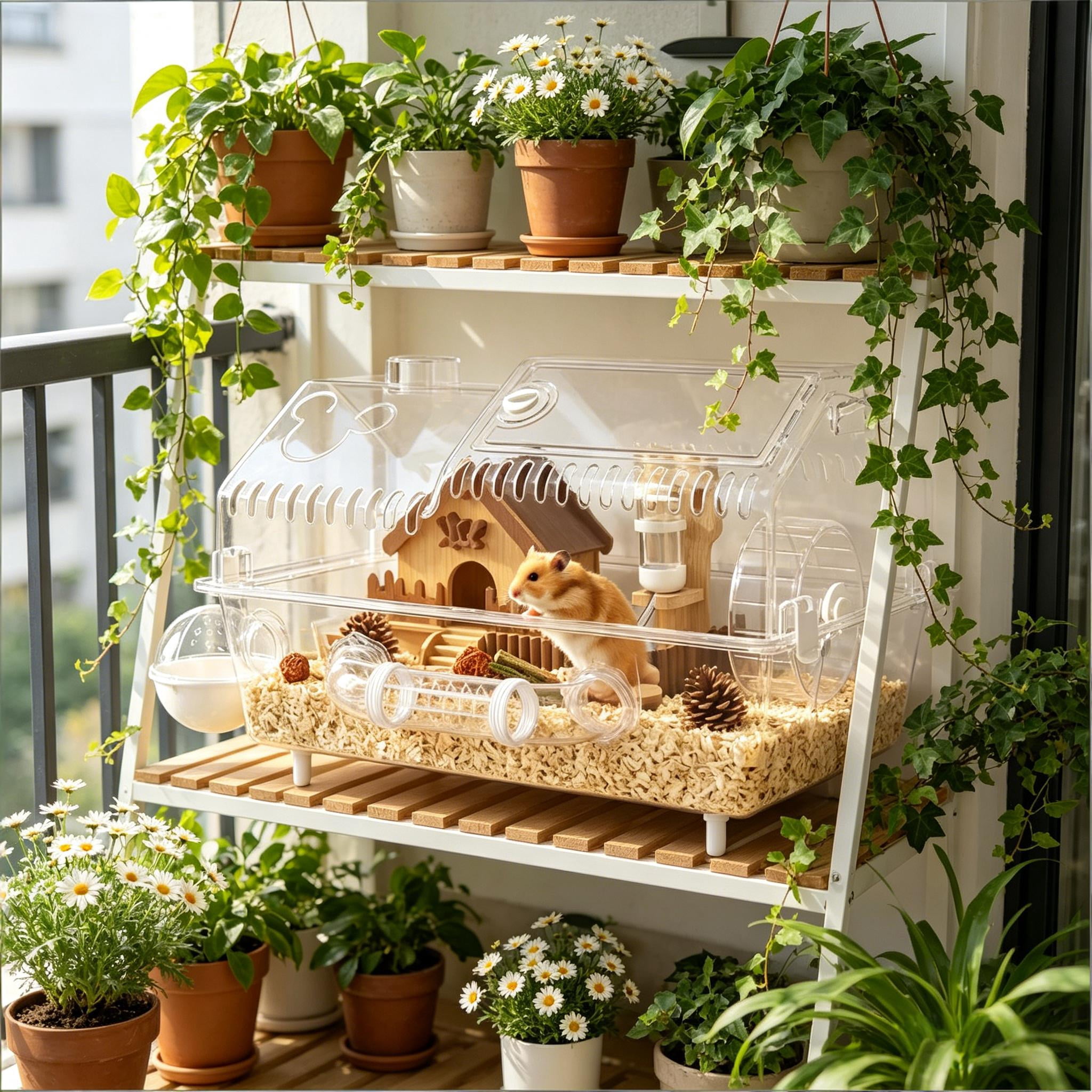 Small Animal Habitat Cage, Hamster Cage Pet Cage
