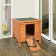 thumbnail image 1 of Small Animal House,20" Raised Pet Home, Ideal for Bunnies, Guinea Pigs, and Turtles for Pet Small Animals with Ramp Indoor Outdoor, 1 of 7