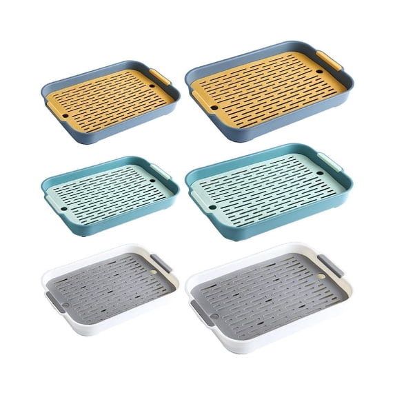 Small Animal Litter Box Guinea Pig Hamster Toilet with Plastic Grate and Shovel Durable Rabbit Litter Tray for Cages Easy to Clean Potty Trainer for Small Pets Yellow