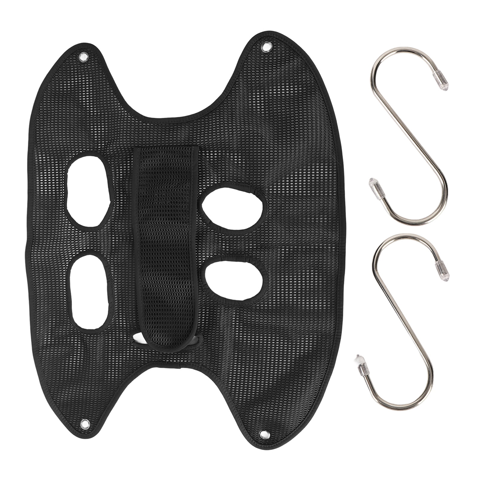 Small Animal Pet Grooming Hammock, Black Sling for Easy Nail Trimming