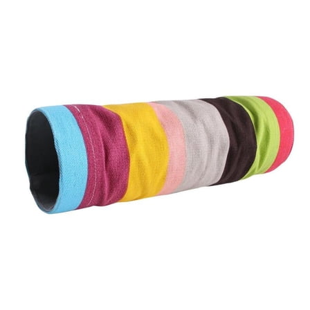 Small Animal Play Tunnel, Collapsible Pet Toy Tunnel for Hamster, Guinea Pig, Mice, Rats - 2-way