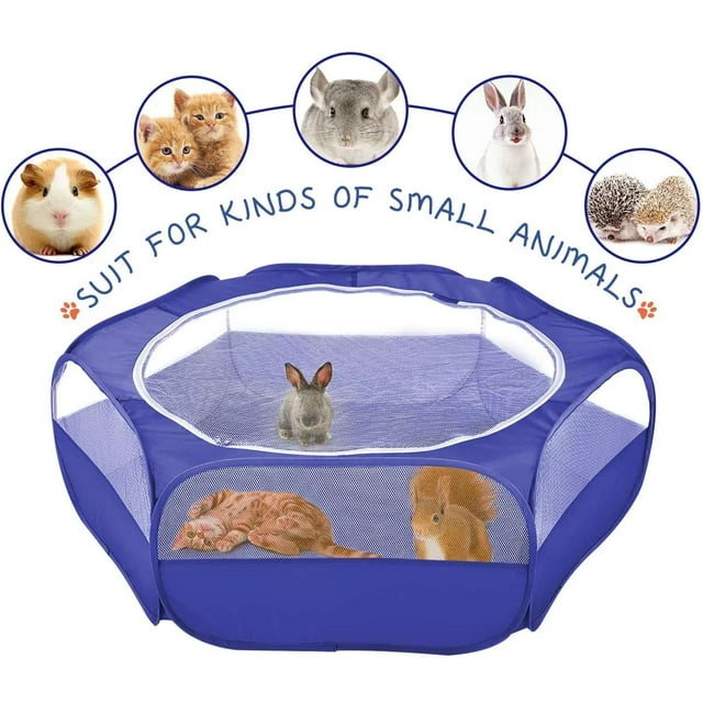 Small Animal Playpen, Pawaboo Waterproof Small Pet Cage Tent with