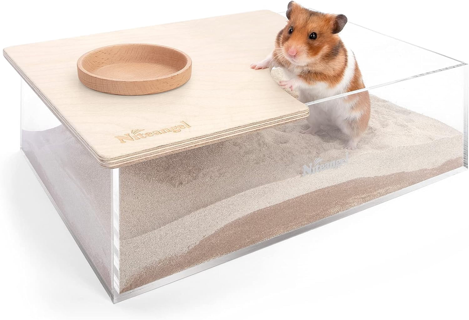 Small Animal Sand-Bath Box: - Acrylic Critter's Sand Bath Shower Room ...