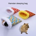 thumbnail image 1 of Small Animal Sleeping Bag Winter Warm Soft Flannel Small Animal Bed House Hammock for Hedgehog Hamster Bunny Guinea Pig Rat Nest Cage Decor Accessory, 1 of 7