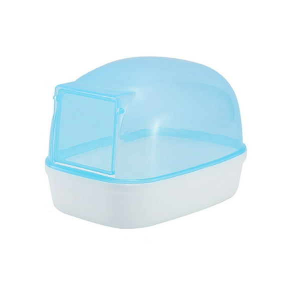 Small Animals Bathroom, Sand Bath Container, Pet Bathroom for Dwarf Hamster/Mouse/Chinchilla/Rat/Gerbil