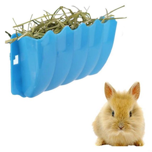 Small Animals Feeder Wall Mounted Manger Hanging Cage Manger Holder Rack for Small Animal Chinchilla Guinea Pig Rat