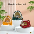 thumbnail image 1 of Small Animals House Small Pet Hamster Hanging Bed House Hammock Cute Winter Warm Fleece Guinea Pig Hedgehog Chinchilla Bed, 1 of 8