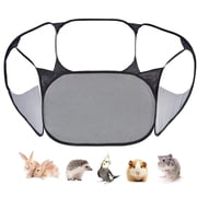 Small Animals Tent, Breathable Transparent Pet Playpen Pop Open Outdoor/Indoor Exercise Fence, Portable Yard Fence for Guinea Pig, Rabbit, Hamster, Chinchillas and Hedgehogs