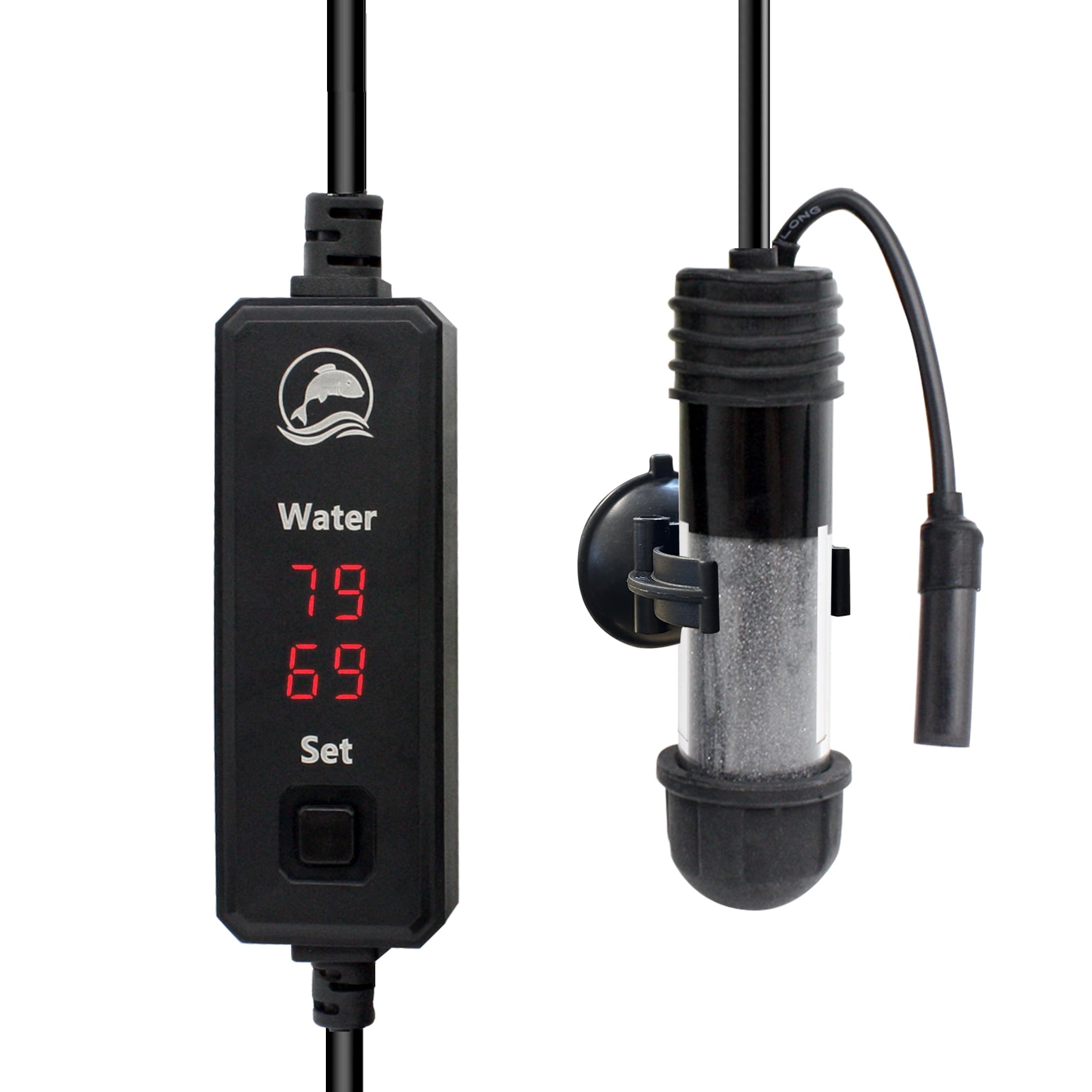 Small Aquarium Heater 50W,Fish Tank Heater for 5-10 Gallon, Dual ...
