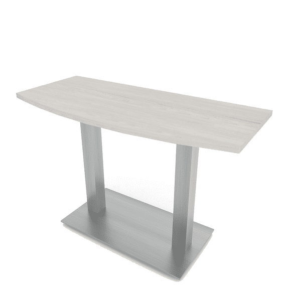 Small Arc Rectangle Shaped Console Table Office Or Living Room 20x45