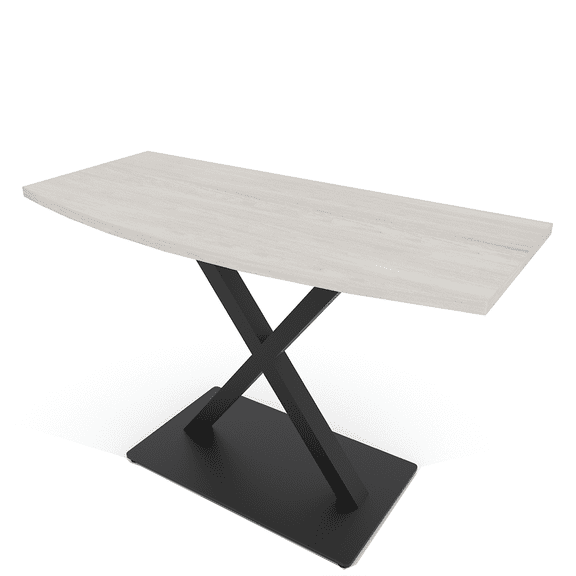 Small Arc Rectangle Shaped Console Table Office Or Living Room 20x45