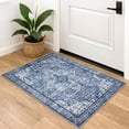 thumbnail image 1 of Brisasol Throw Rugs with Rubber Backing Washable Small Rug 2x3 Indoor Doormat Blue Kitchen Rugs for Bedroom Entryway, 1 of 7