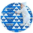 Small Area Rugs Bathroom Rugs Israel Flag Blue White Pattern NonSlip