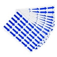 thumbnail image 1 of Small Arrow Sticker Label 1.2x0.4", 300 Pcs Adhesive Color Coding Sign Decal, Blue, 1 of 5