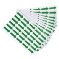 thumbnail image 1 of Small Arrow Sticker Label 1.2x0.4", 600 Pcs Adhesive Color Coding Sign Decal, Green, 1 of 5