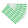 thumbnail image 1 of Small Arrow Sticker Label 1.2x0.5", 180 Pcs Adhesive Color Coding Decal, Green, 1 of 6
