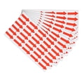 thumbnail image 1 of Uxcell Small Arrow Sticker Label 1.2'' x 0.47'' 180 in 6 Sheets Adhesive Color Coding Decal Red, 1 of 6