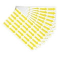 thumbnail image 1 of Small Arrow Sticker Label 1.2x0.5", 180 Pcs Adhesive Color Coding Decal, Yellow, 1 of 6