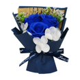 thumbnail image 1 of Small Artificial Rose Bouquet Plastic Preserved for Wedding Souvenir Festival Gift, 1 of 4