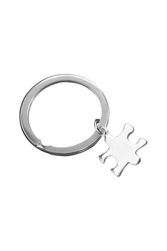 Small Autism Puzzle Piece Split Style Key Chains