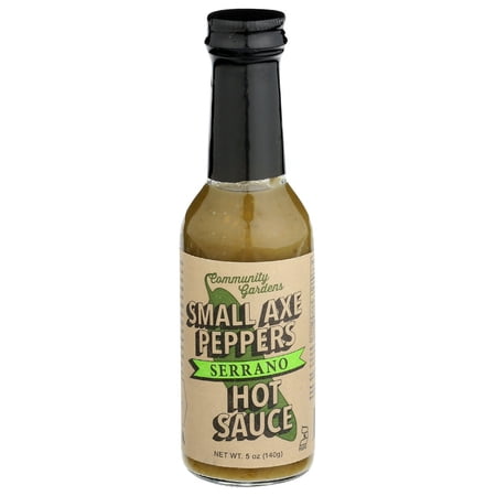 Small Axe Peppers: Sauce Hot Serrano, 5 Oz