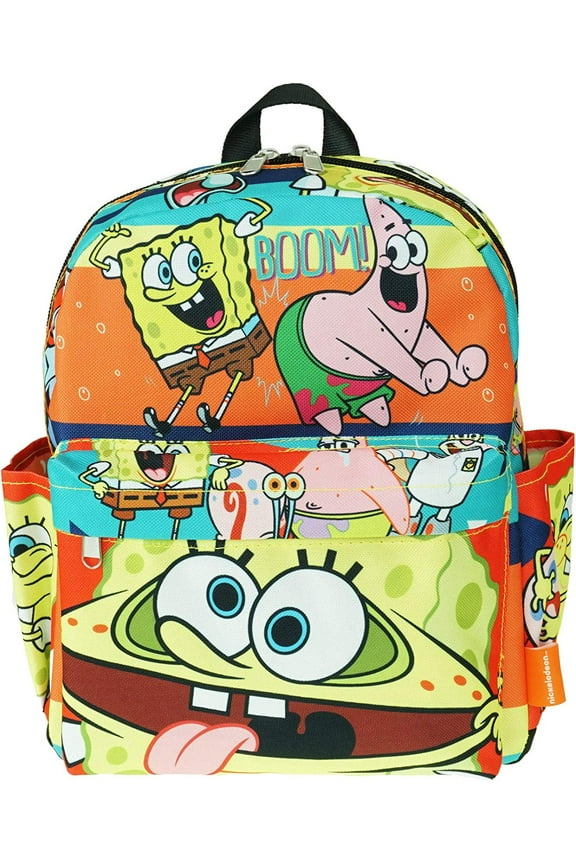SpongeBob 12inch Deluxe All Over Print Daypack A21272 12-Inch Backpack