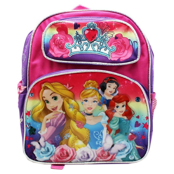 Small Backpack - Dinsey - Princess Vibrant Rainow 12" New 655969