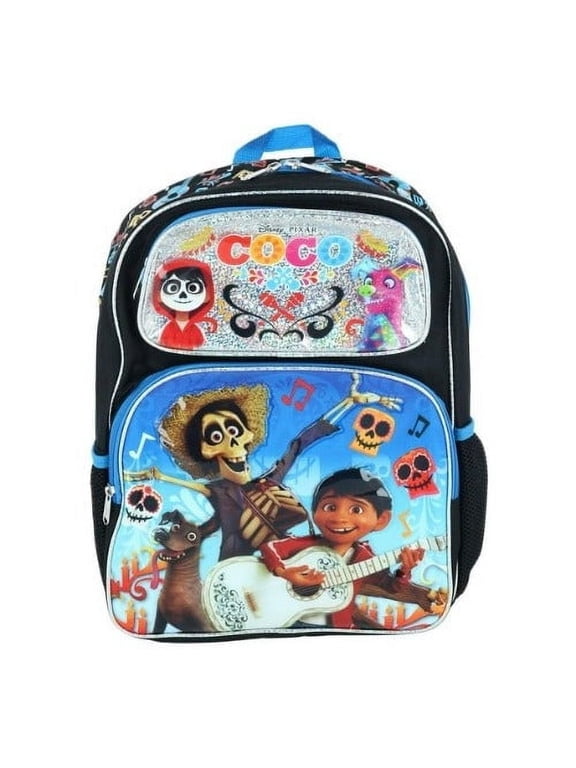 Small Backpack - Disney - CoCo Black/Silver 12" School Bag 004231