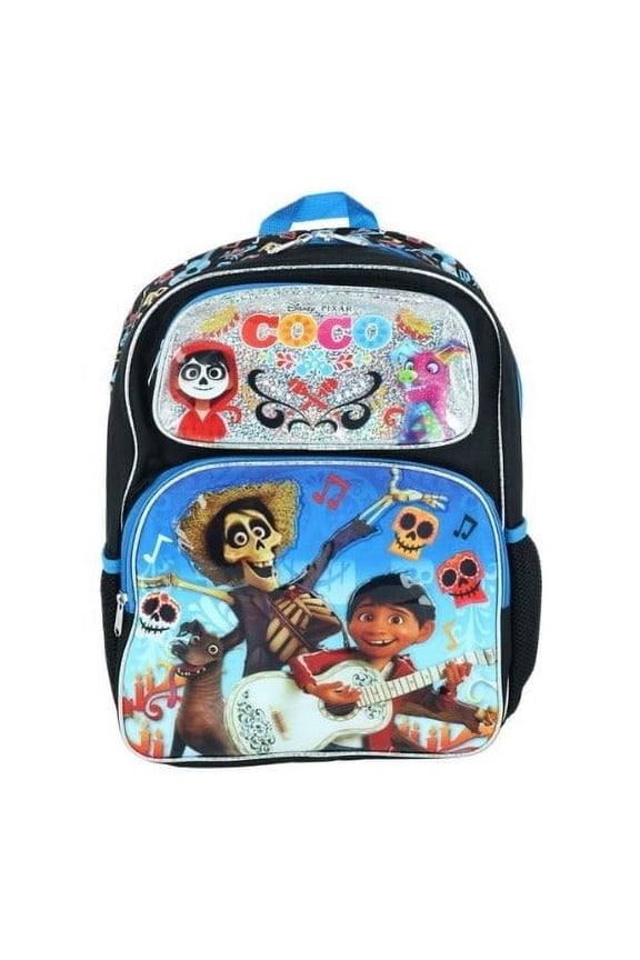 Small Backpack - Disney - CoCo Black/Silver 12" School Bag 004231