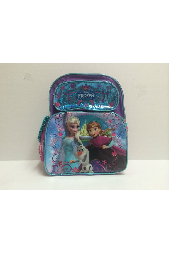 Small Backpack - Disney - Frozen Elsa & Anna Blue New Licensed 644048